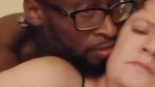 Milf Alegra B takes her first anal plug and cock at the same time