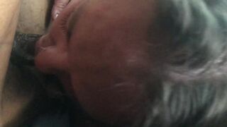 Snot dripping out her nose she can t stop sucking my dick she s having to much fun