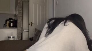 Stepdad and stepdaughter fun before mum comes home