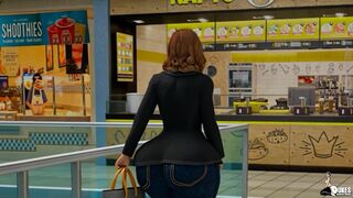 PAWG wife takes a fat black cock from Santa