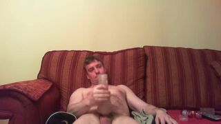 Fleshlight play while watching porn