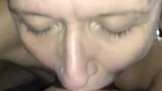 Sexy hot and ready white girl sucks bbc pt 3