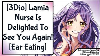 3Dio Lamia Nurse Is Delighted To See You Again! Ear Eating ASMR Wholesome