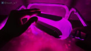 【ASMR/女性向け】ガラスのディルドであなたの一番奥までハメまくる。激しめピストンでイき地獄。【耳舐め/吐息あり】