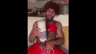 Tony Genius Jerks off at light-speed!