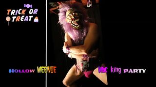 Self-Flogging - Halloween Purple Freak - Bondage and Costume Fun