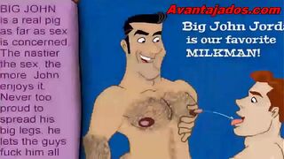 Gay Porn Actor Enjoys a Hot Orgy