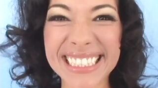 Black and white lesbian pussy licking threesome ass fucking