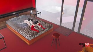 Hentai Asian Girls blowjob to his step-brother