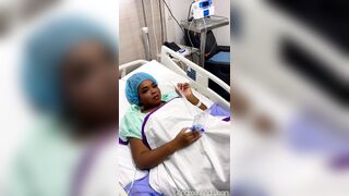 Horny doctor, fucks his patient, and leaves her tits full of milk