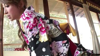 Kinky Japanese girl sucks cock sloppily craving intense passion session