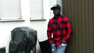 German black and white office sex