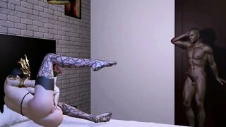 Medusa Queen Fuck BBC Neighbor Part 01 - 3D Animation 261
