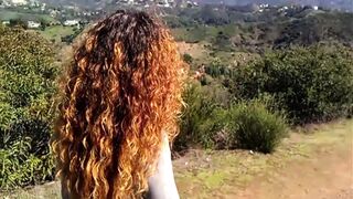 Sucking Black Cock in the Bushes