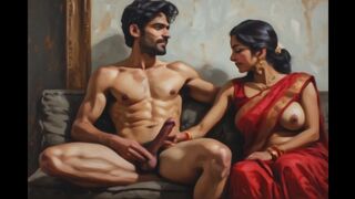 Indian married women full night sex hard pounding with her husband's stepbrother