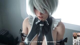 Bald Pussy 2b Jerks You off Until You Cum on Her Tasty Pussy, Goth Stepdaughter Riding BBC