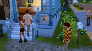 My friend fucked my girlfriend and they went to sleep cuckold sims 4 l 3d l cartoon l wife