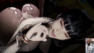 Eve Getting Her Thicc Fat Ass Fucked by a BBC, Emma Frost’s Tight Ass Pussy Fucking From Behind