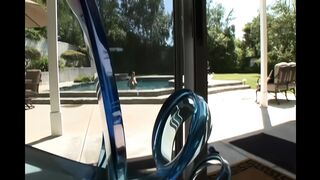 In the Pool, Surrounded by Cocks