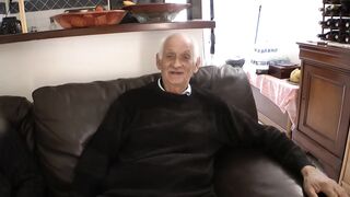 Two Grandpas Fuck a Young Girl - Porn Video