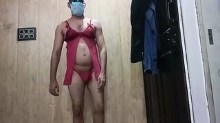 Indian Ladyboy with Huge Ass and Huge Cock