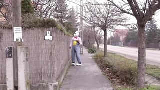 Sexy Teen Bunny Loves BBC in Her Ass and Mouth