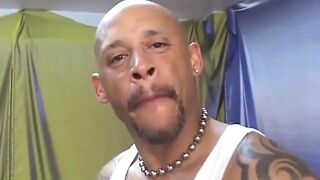 Big black ass on the big black penis