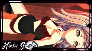 Junko Enoshima gets her pussy eaten before getting fucked from your POV - Daganronpa Hentai.