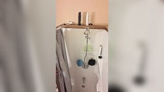 DubeSnackes, Taking a shower in the morning and getting ready for work. - Made with Clipchamp.mp4