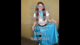1950s Bobby Soxer Loves to Make Black Cocks Cum After the Sock Hop