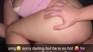 I fuck my fitness trainer and send it to my tiny boyfriend on Snapchat how hot I'm cheating