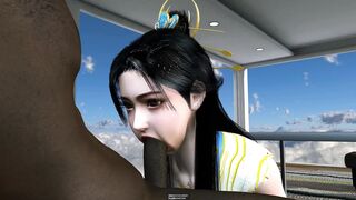 3D Big Boobs Slut Cheating with BBC Got Her Asshole Fucked so Hard