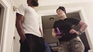 Stud chick tries cock for the first time and ducks her male best friend