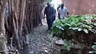 Black and white double penetrated anal orgy...cum in mouth