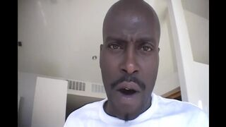 Sensational Black Ass for Two Big Cocks