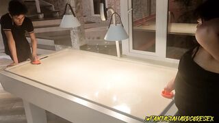 Playing a Game of Shuffleboard with My Best Friend and She Loses a Bet with Me and I Fuck
