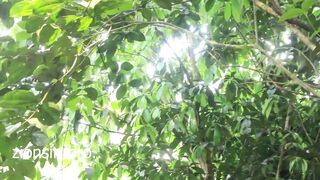 Very Black Man From Uganda Fuck Teen Big Boobs Girl Friend in Their Farmland