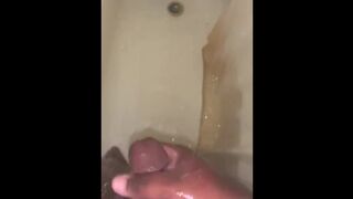 BBC cummin in the shower