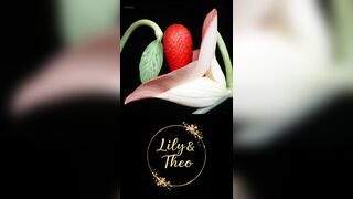 Front and back of a big dick, jerked off until creamy