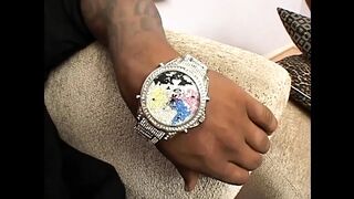 Black Slut with Big Ass and Big Tits Gets Cumshot in Mouth