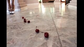 She Grabs the Big Black Cock!