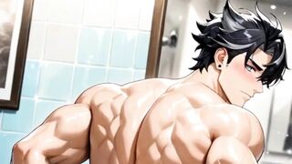 Fucking the Rookie's Little Ass for the Whole Rugby Team