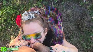 Lucky Gurl Anastasia - Spicy Ukranian Gets Fucked in the Parking Lot