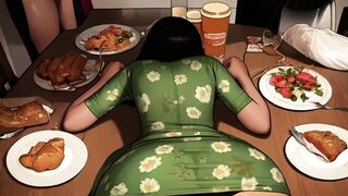 I bent my woman over the thanksgiving dinner table and...