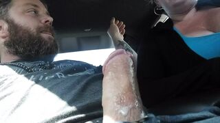 Car Blowjob From Hot Milf Teacher