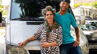 Big Clit Granny Gets Ass Destroyed in My Van