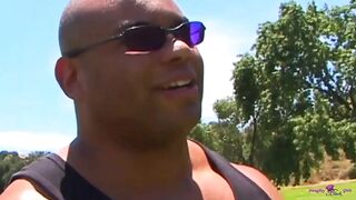 A Readhead Teen Is Randomly Picked up to Show Her Cock Riding Skills Around BBC.