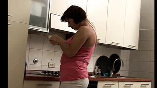 Wild Young Brunette Needs the Mature Big Cock