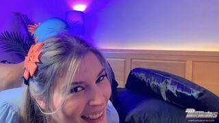 Sexy Blonde Takes Advantage Of Her Neighbor’s Black Cock