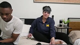 Hollee Huntress Uses Cory Strokes "joystick"